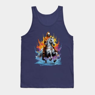 Skeleton Horse Rider Tank Top